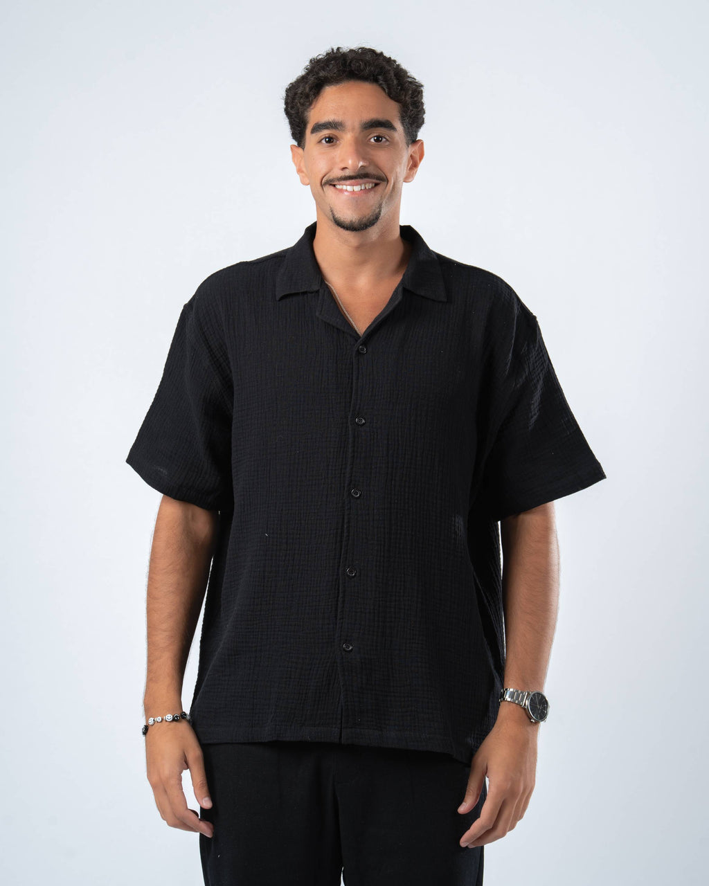 Pier Shirt Short Sleeve - Black
