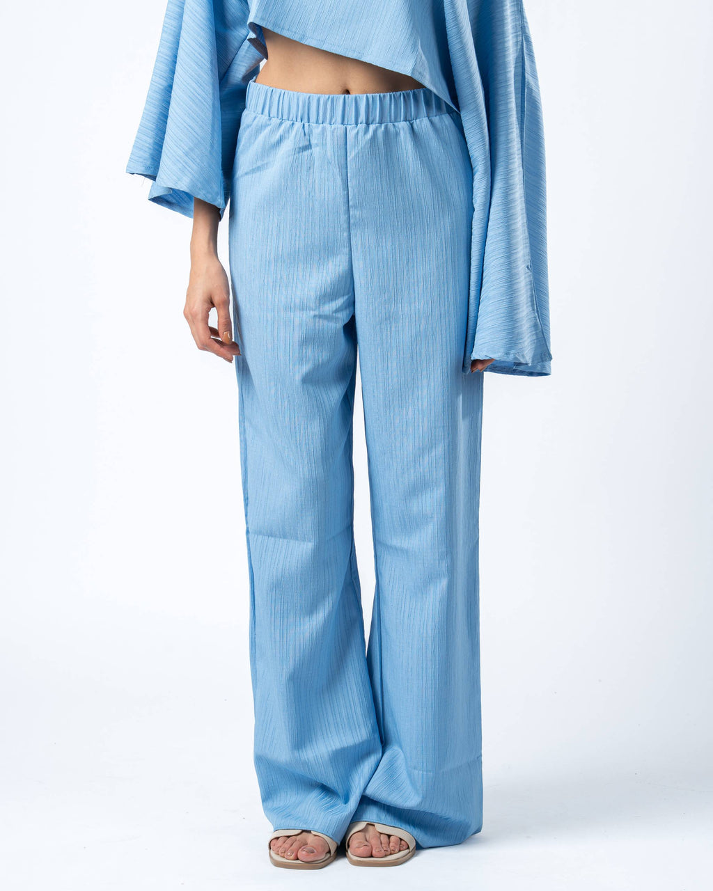Luma Linen Pants - Baby Blue