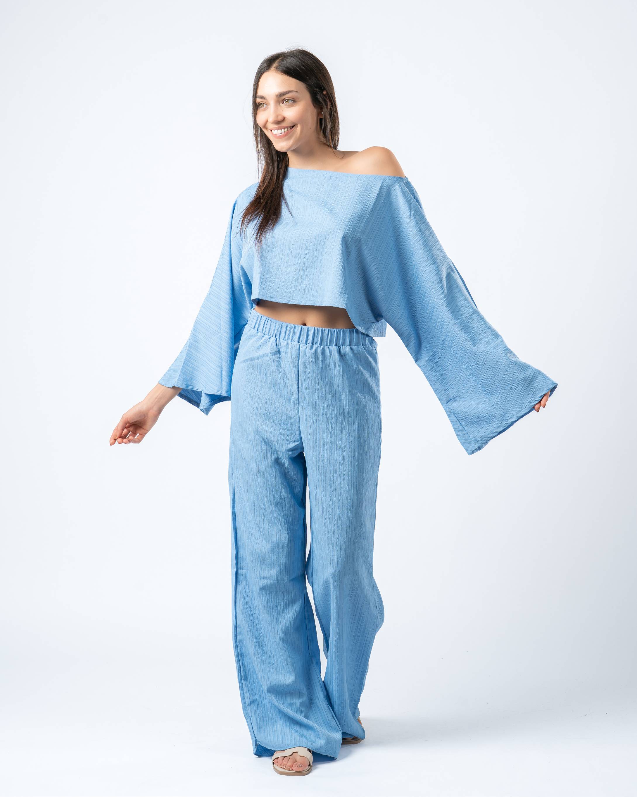 Cleo Lounge Set - Baby Blue