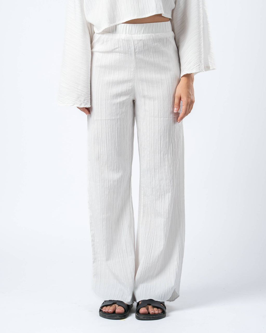 Luma Linen Pants - White