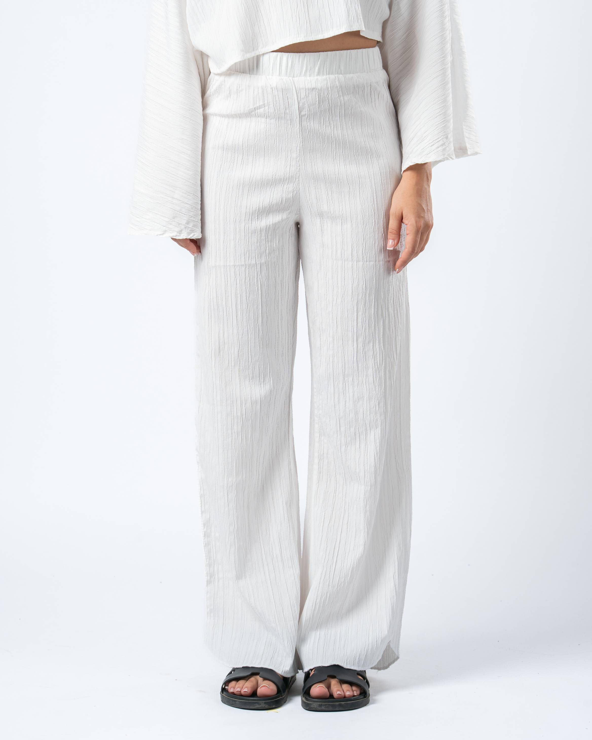 Luma Linen Pants - White