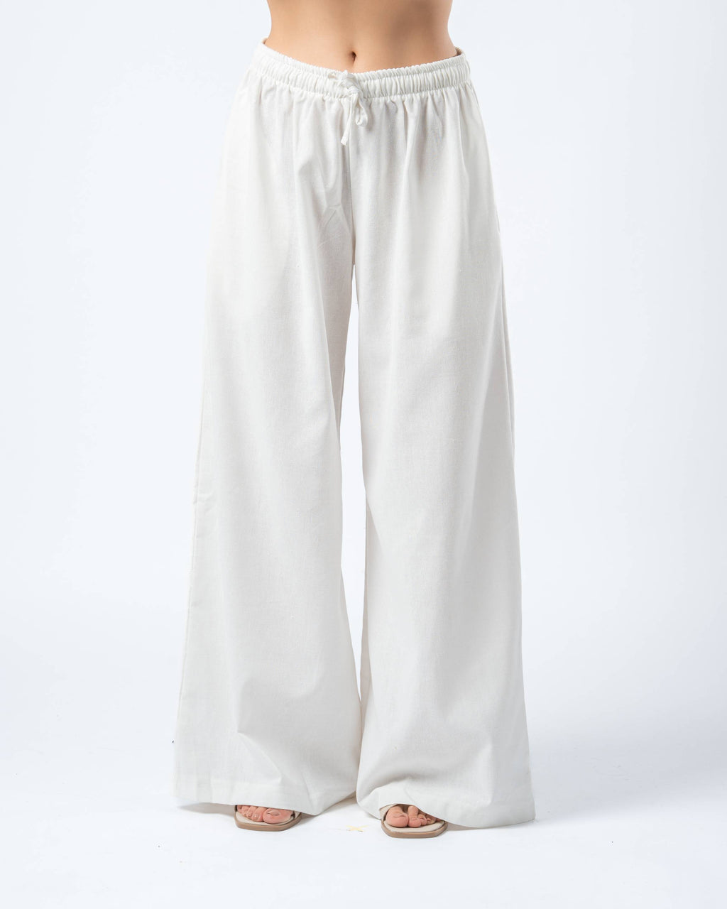Serra Linen Pants - White