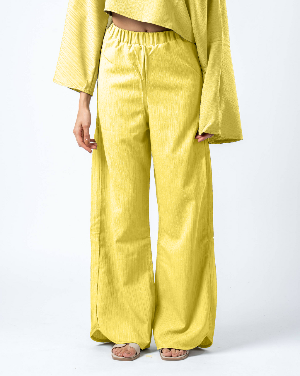 Luma Linen Pants - Butter Yellow