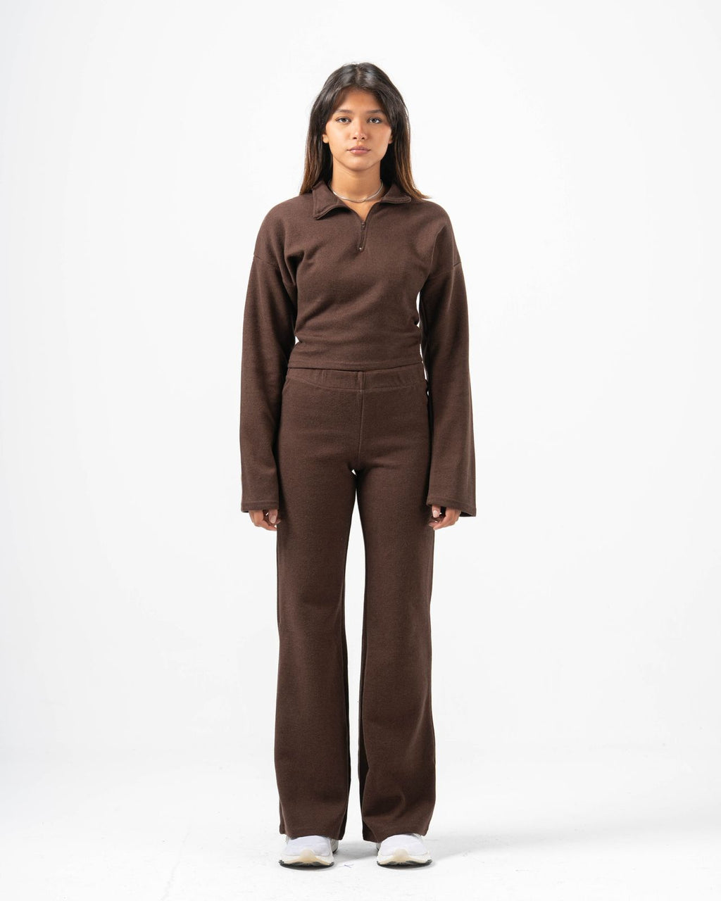 Nua Dream Knit Set - Mocha Brown