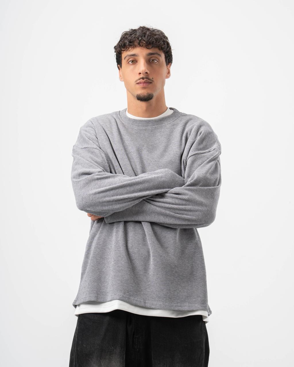 Alto Crewneck - Heather Grey