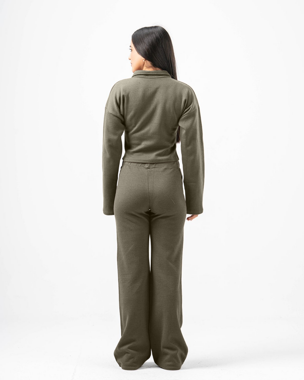Nua Dream Knit Set - Army Green