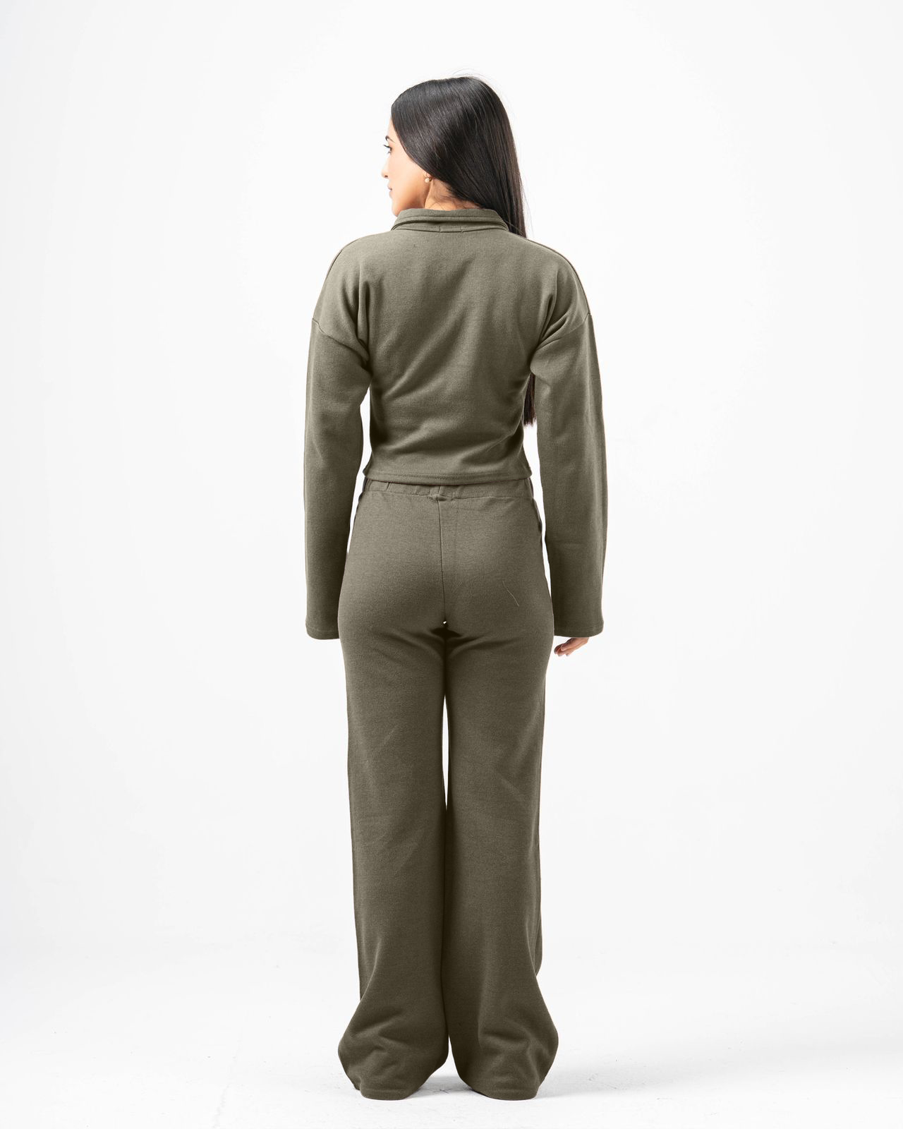 Nua Dream Knit Set - Army Green
