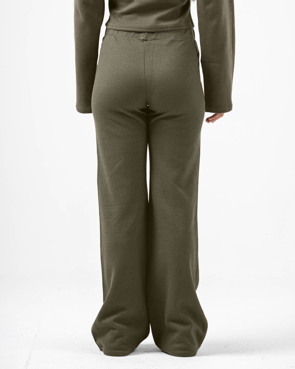 Nua Dream Knitted Pants - Army Green
