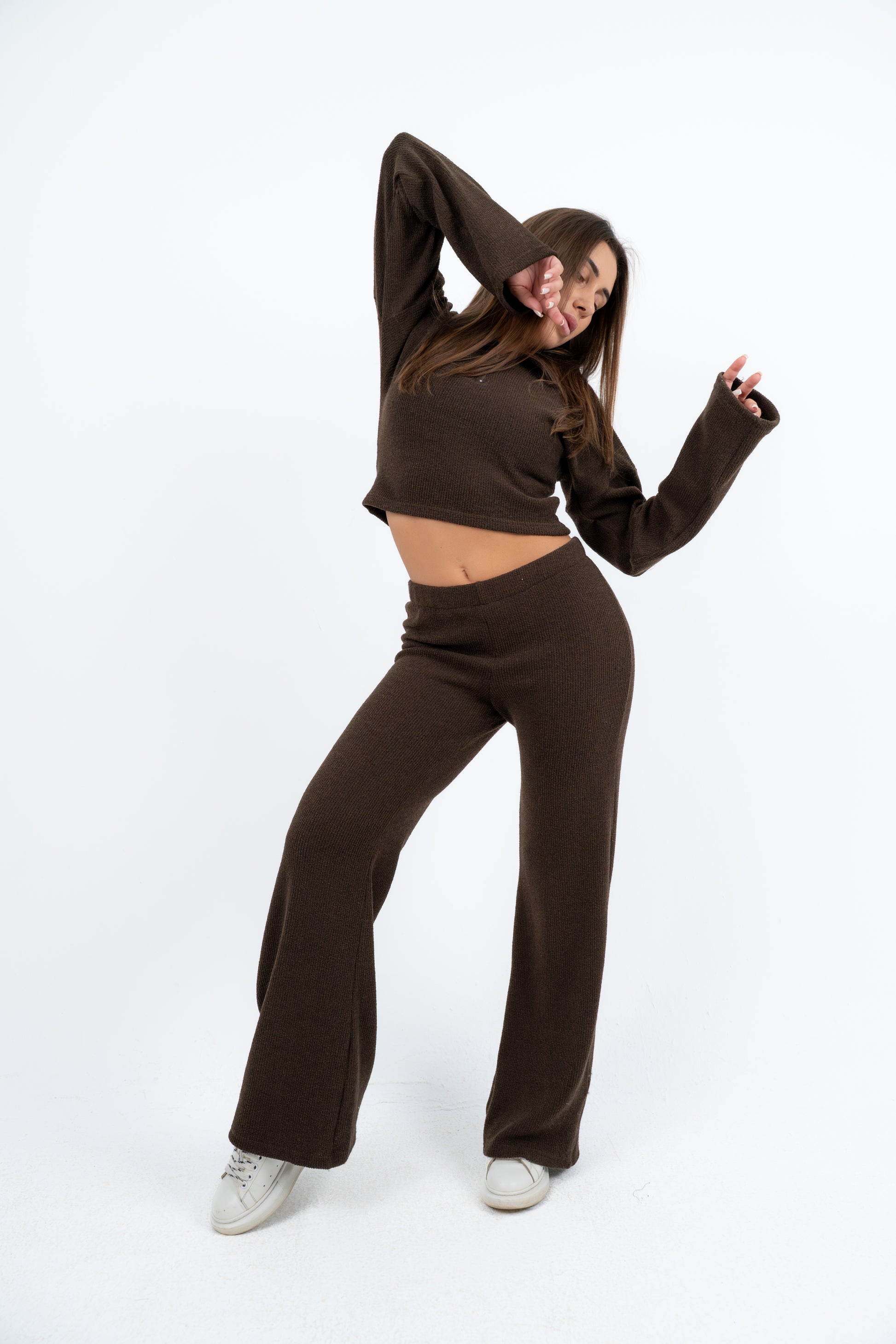 Nua Quarter Zipper Knitted Top