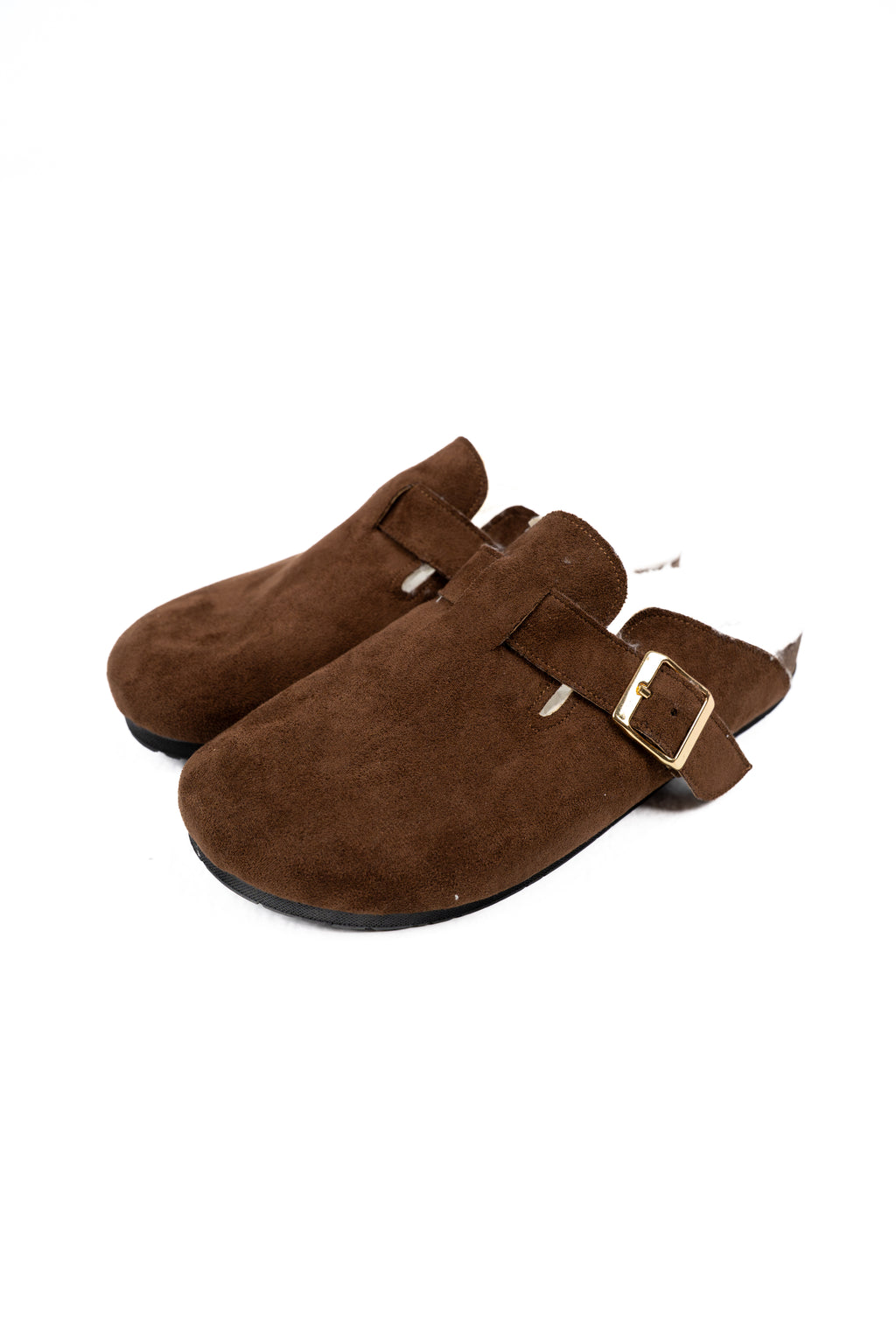 Ultra Soft Cloudstep Clogs with fur - Brown
