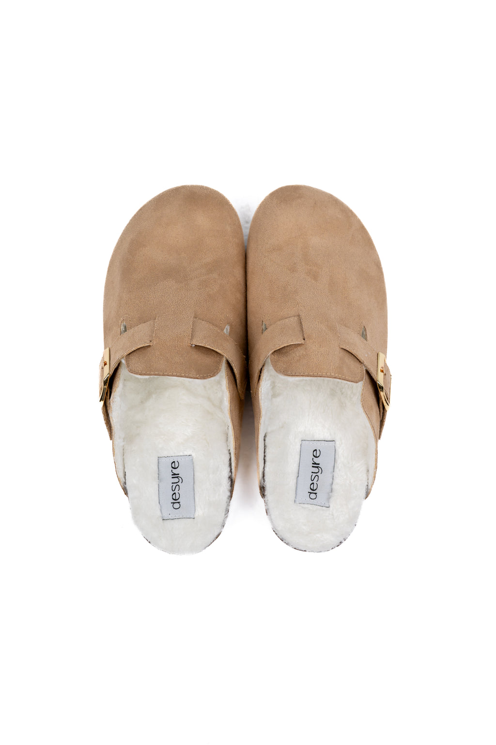 Ultra Soft Cloudstep Clogs With Fur - Beige