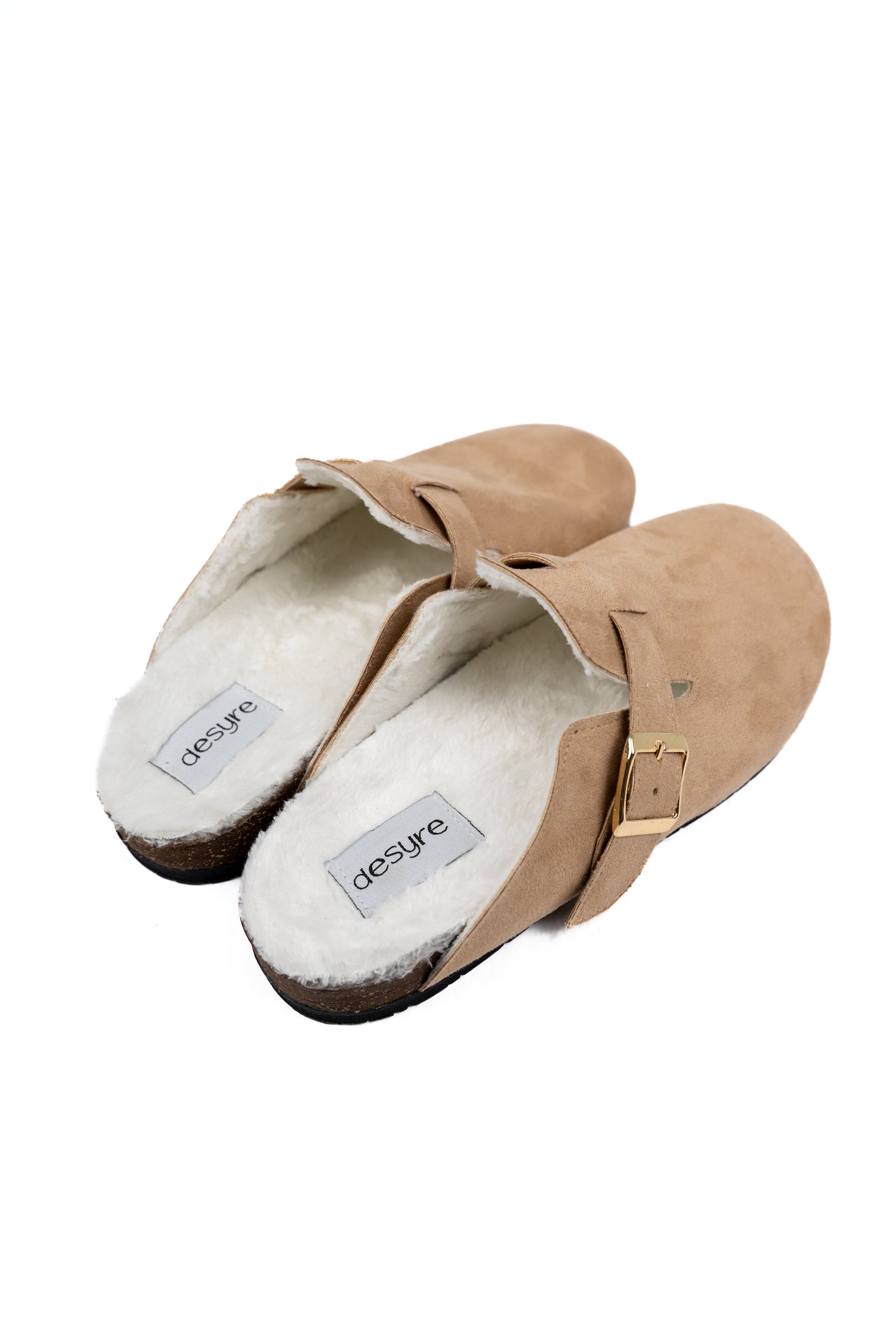 Ultra Soft Cloudstep Clogs With Fur - Beige