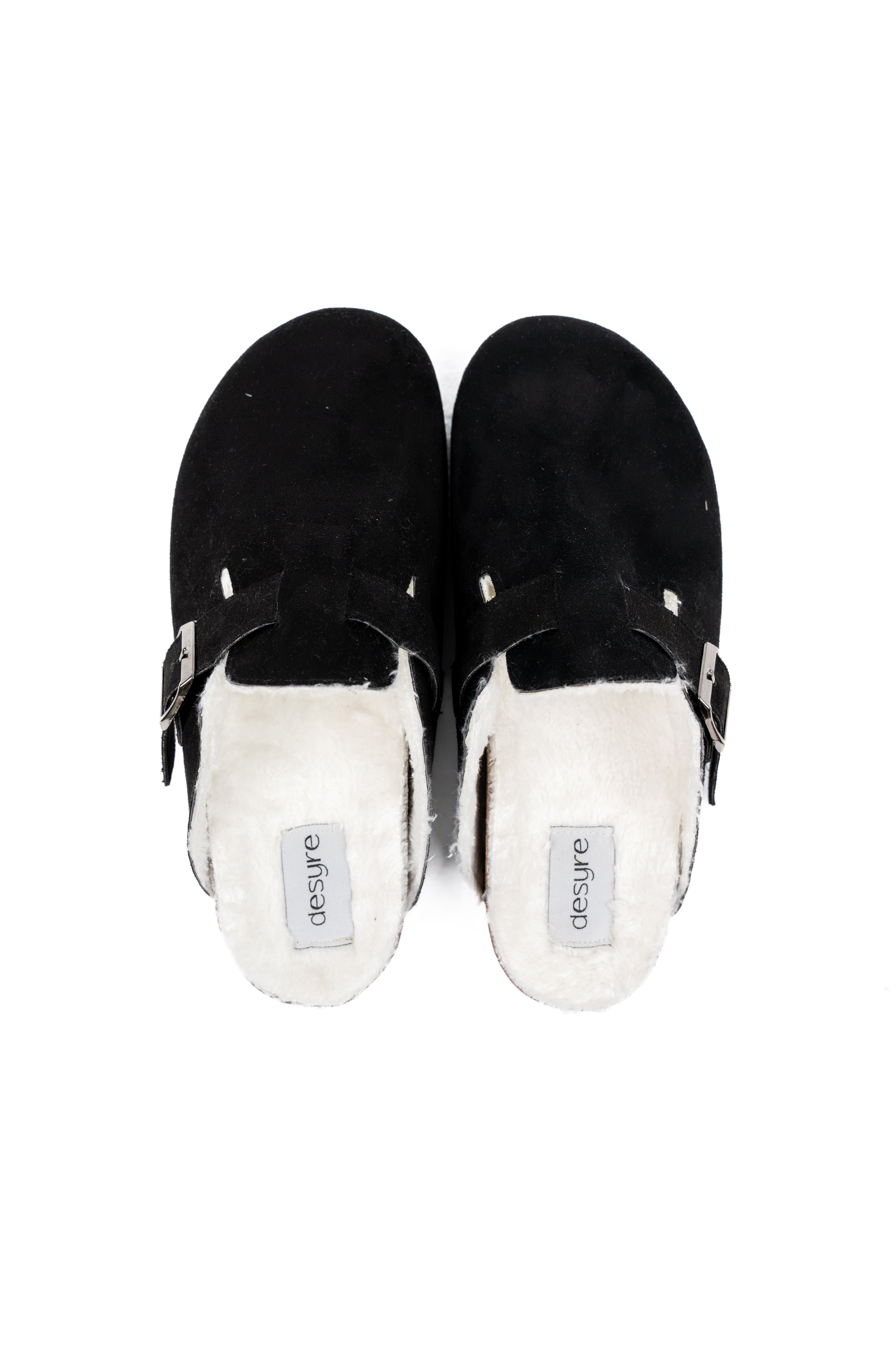 Ultra Soft Cloudstep Clogs with Fur - Black