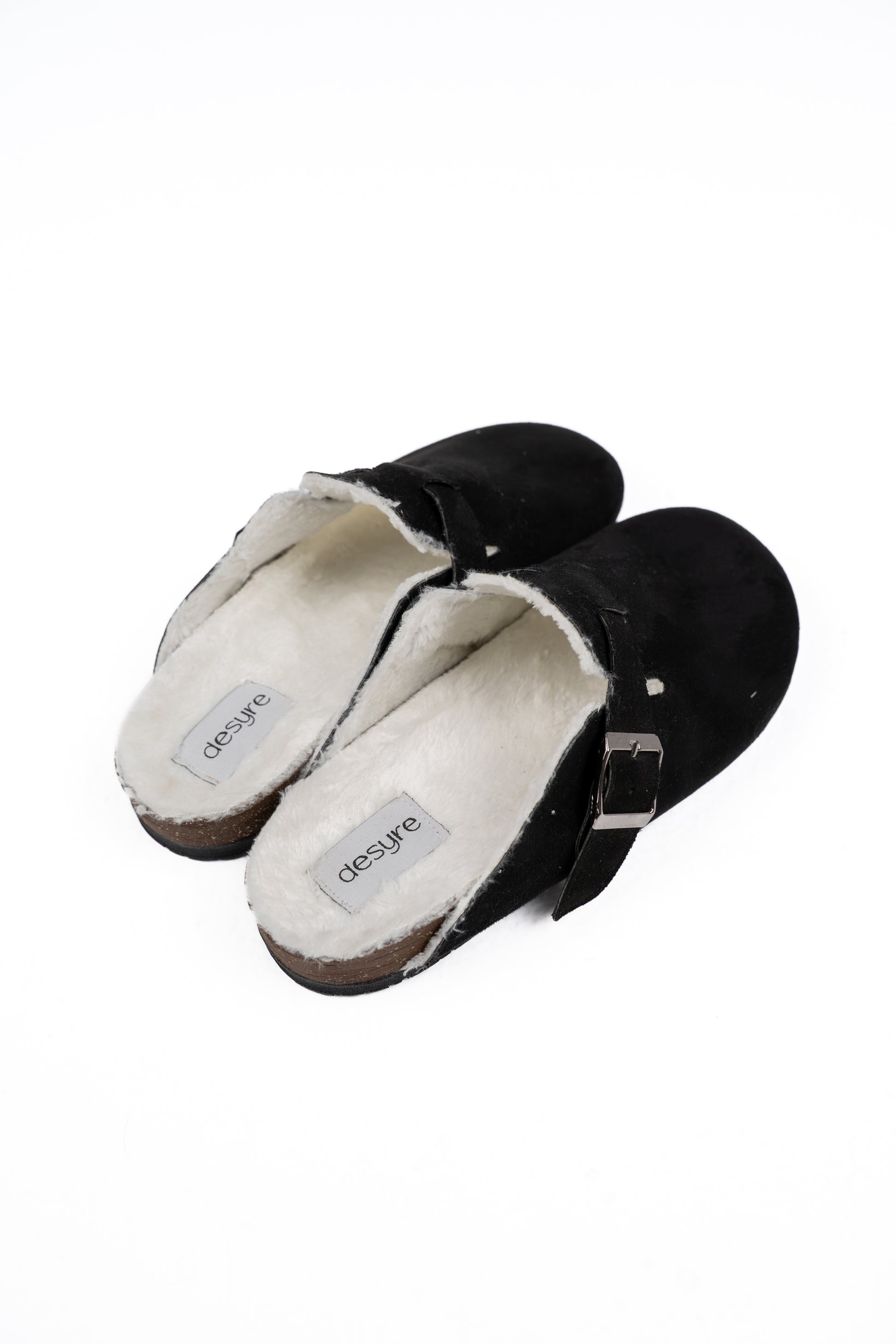 Ultra Soft Cloudstep Clogs with Fur - Black